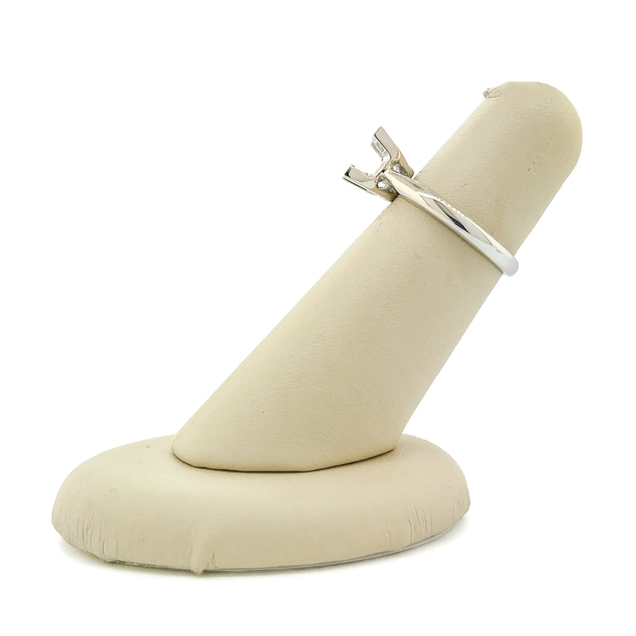 14K W Gold 0.03cttw Diamond Mounting - Image 3