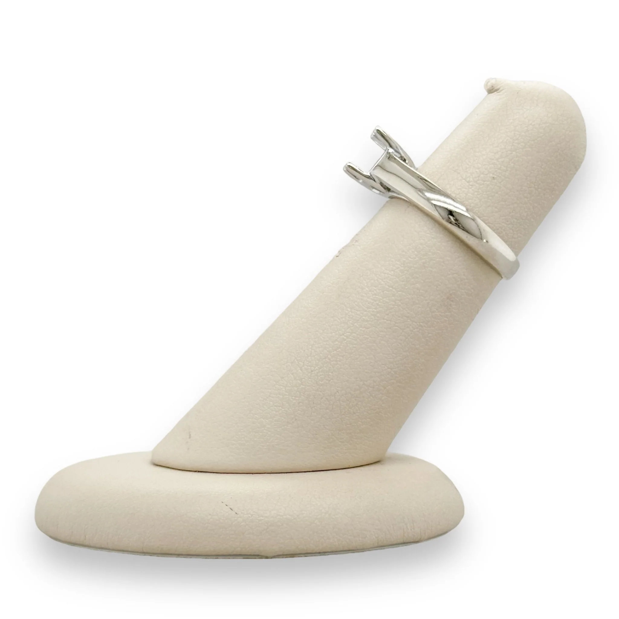 14K W Gold High Polish Mounting - Image 4